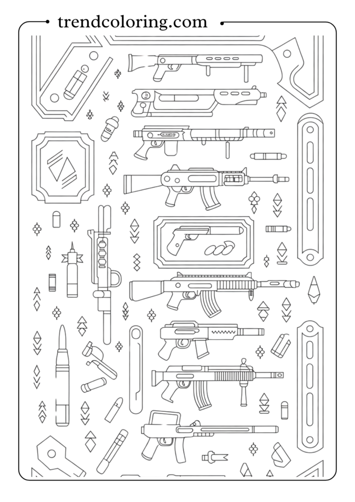 fortnite coloring pages