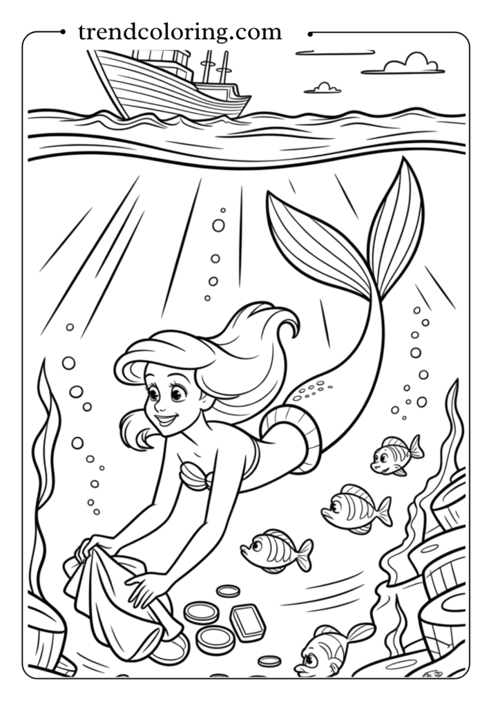 Ariel Collecting Human Objects 