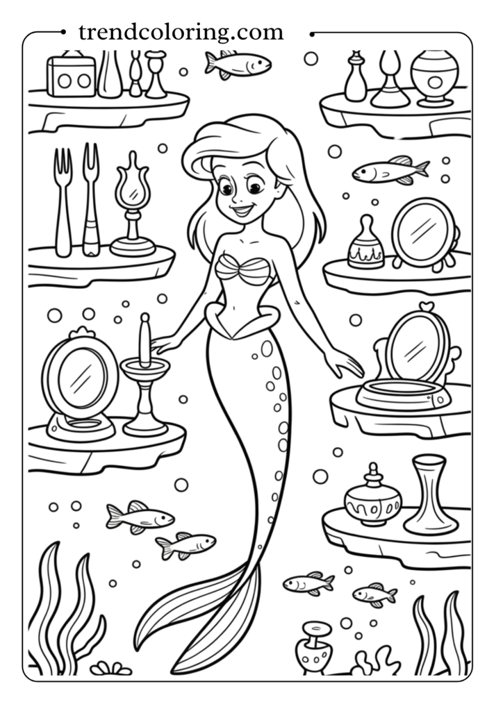Ariel's Gadget Collection Display