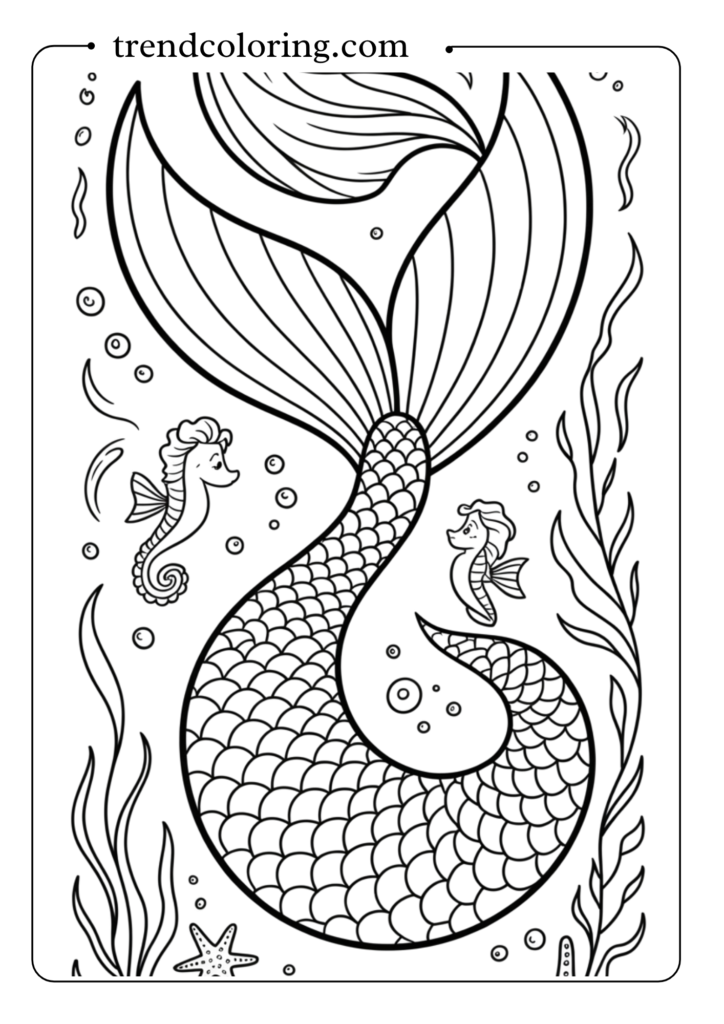 Ariel's Mermaid Tail Detail Study