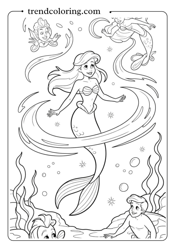 Ariel's Transformation Scene