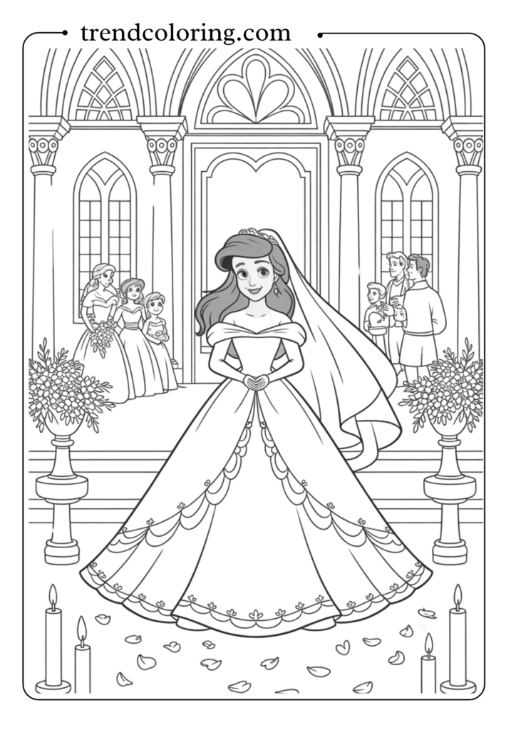 Ariel's Wedding Scene