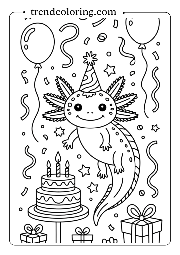 Axolotl Birthday Party