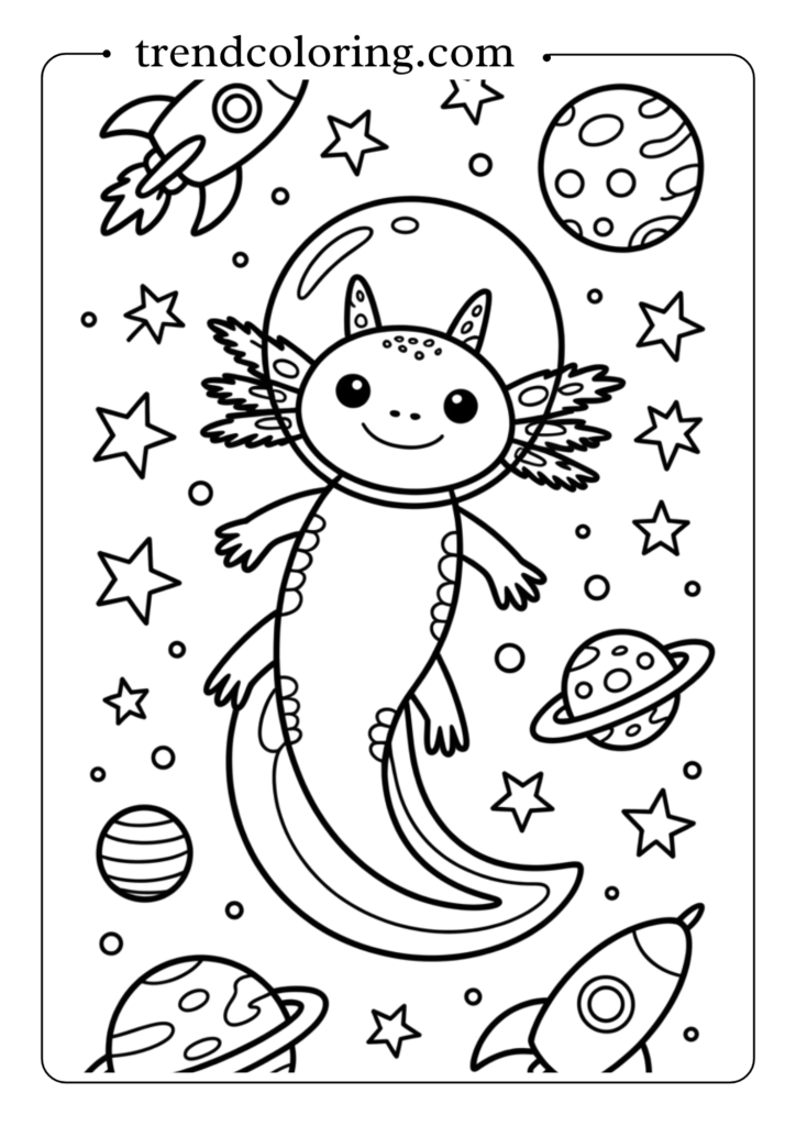 Axolotl Space Explorer