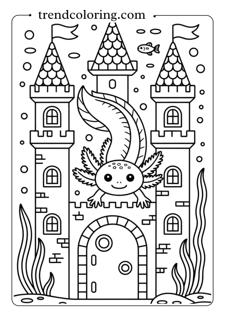 Axolotl in a Castle