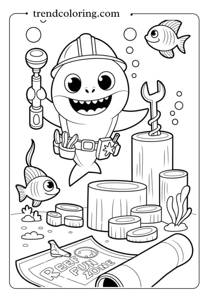 Baby Shark Construction Worker