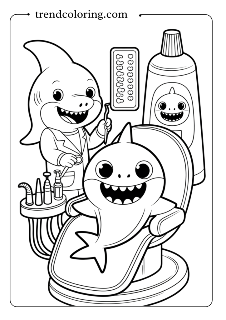 Baby Shark Dentist Visit