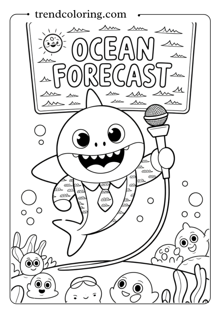 Baby Shark Weather Reporter