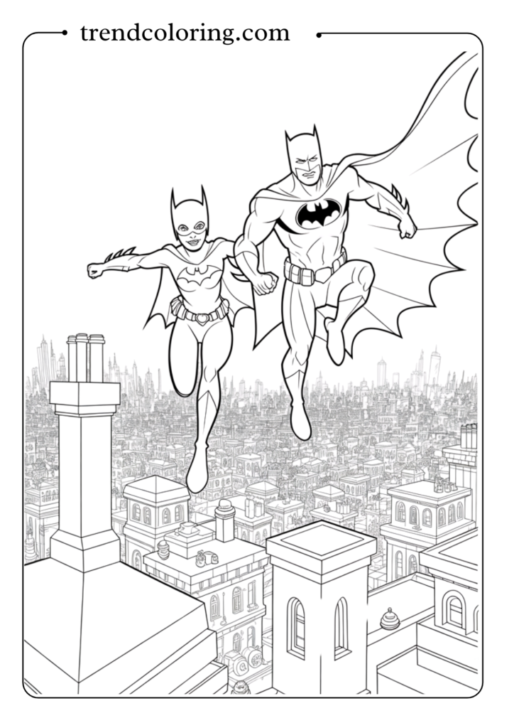 Batman and Batgirl Partnership