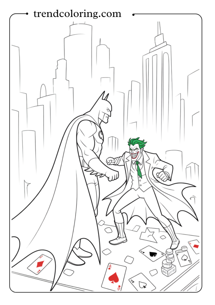 Batman vs. The Joker Confrontation