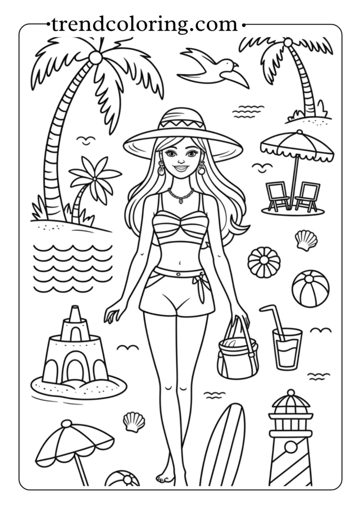 Beach Vacation Barbie