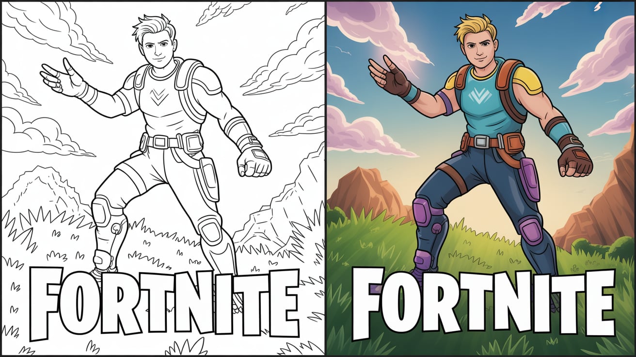 fortnite coloring pages