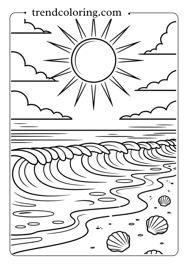 Classic Beach Scene