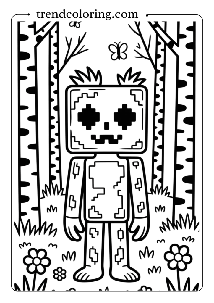 Creeper in a Forest Setting