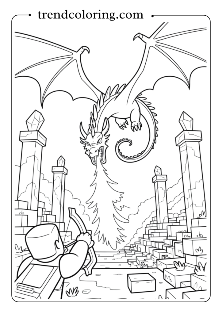 Dragon Battle Scene