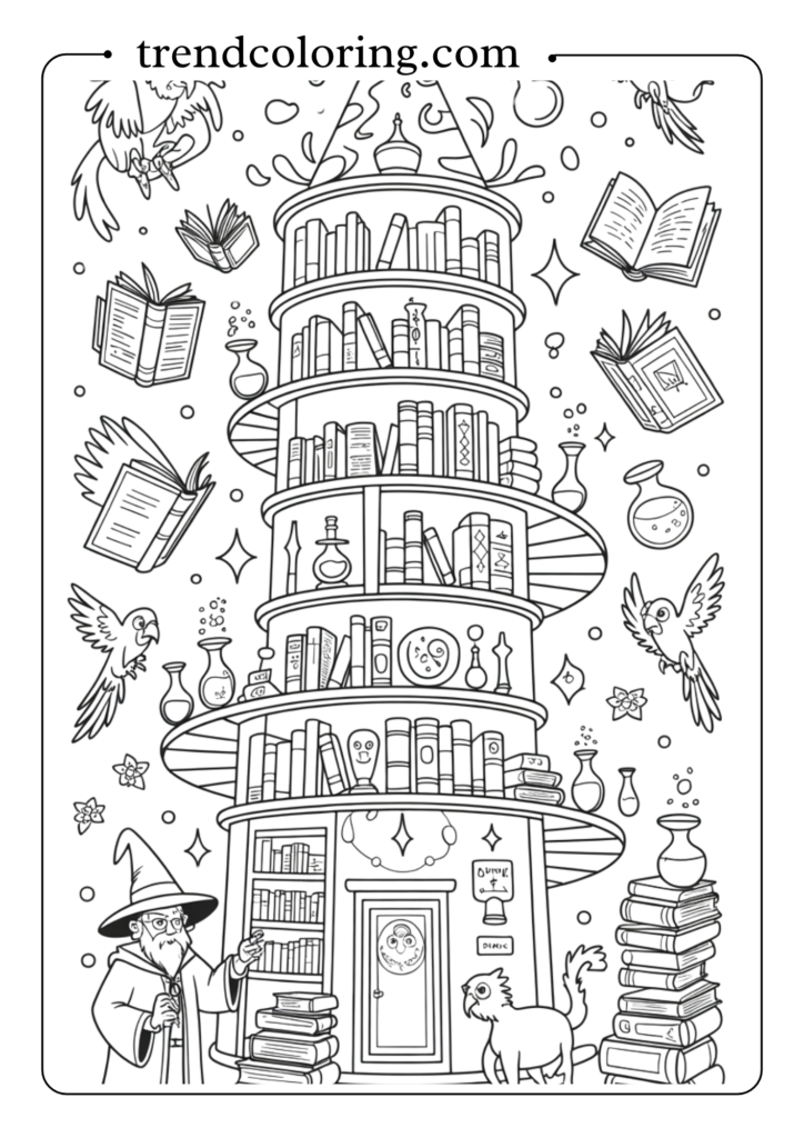 Enchanted Library Tower