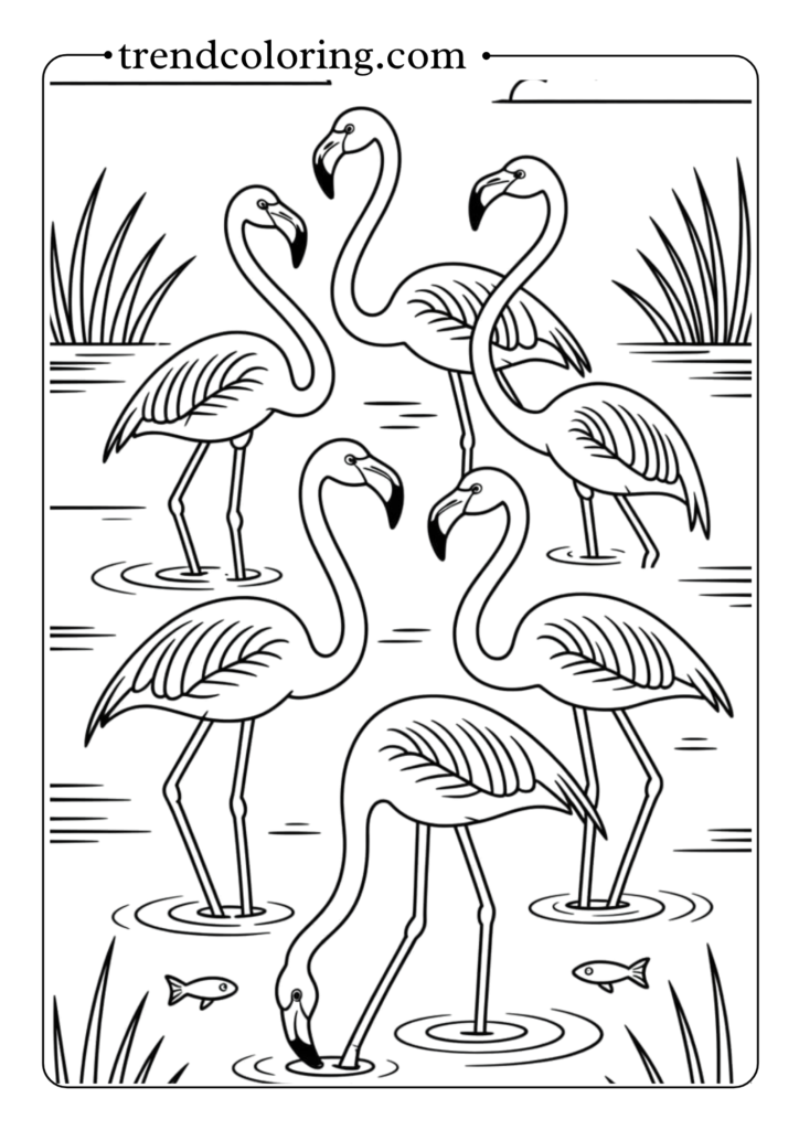 Flamingo Flock