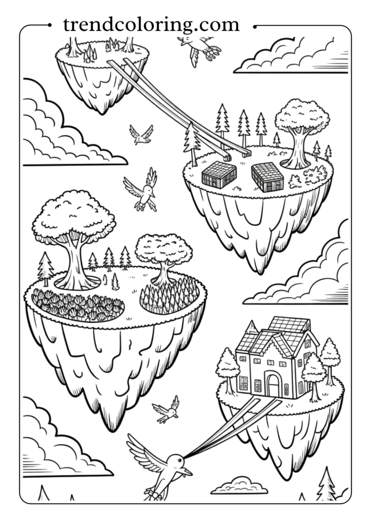 Floating Sky Islands