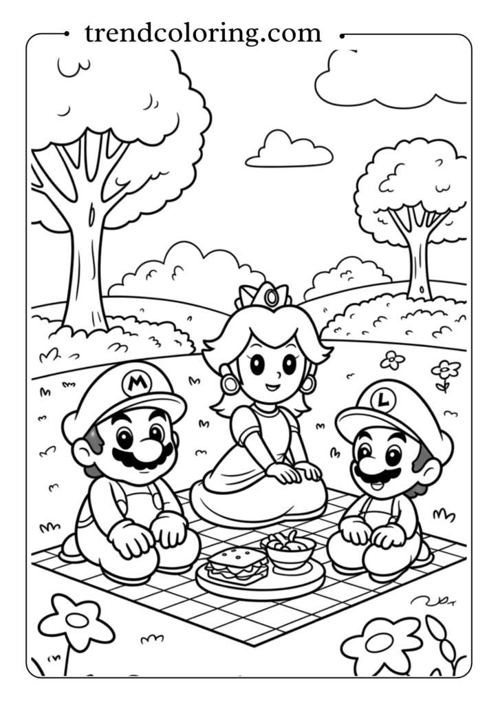 Mario and Friends Picnic