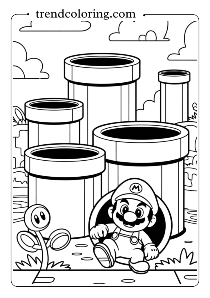 Mario in Pipe World