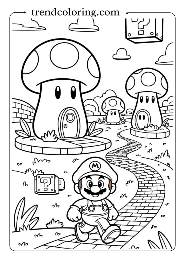 Mario in the Mushroom Kingdom