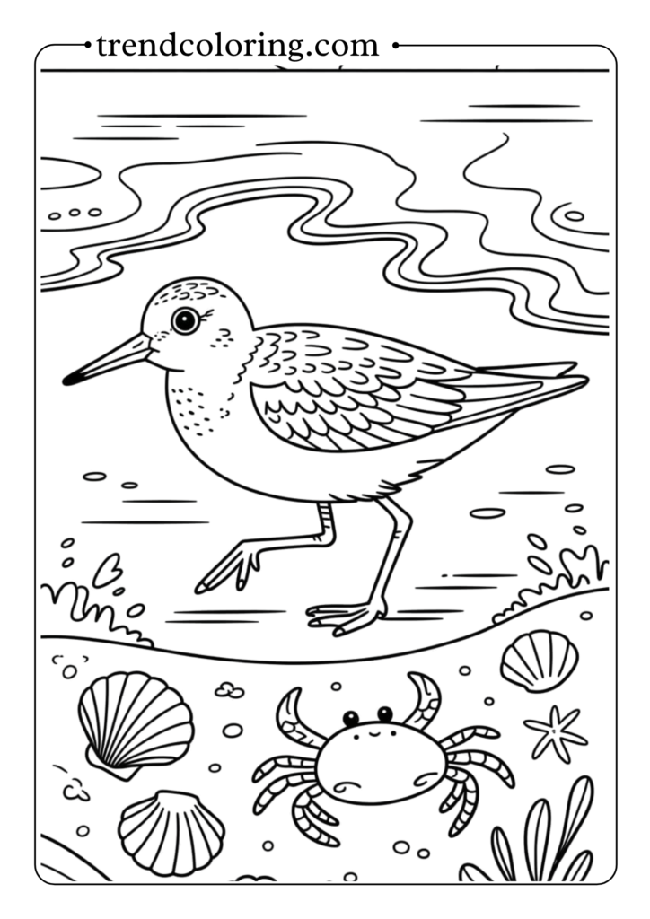 Sandpiper Shore Scene