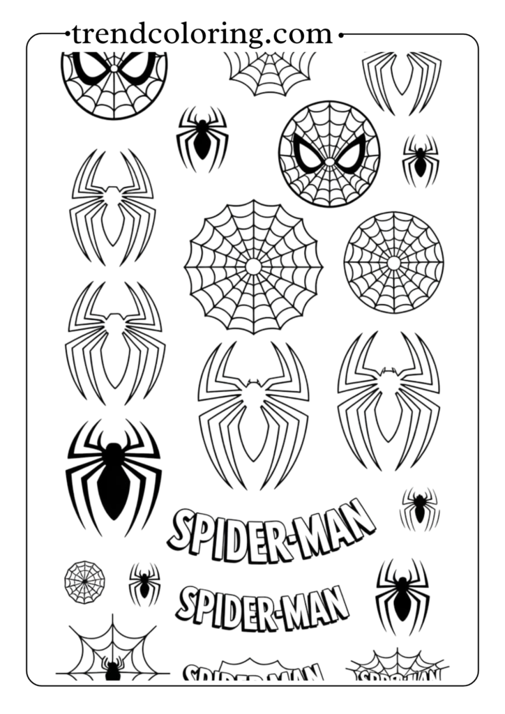 Spider-Man Logo and Symbols Page