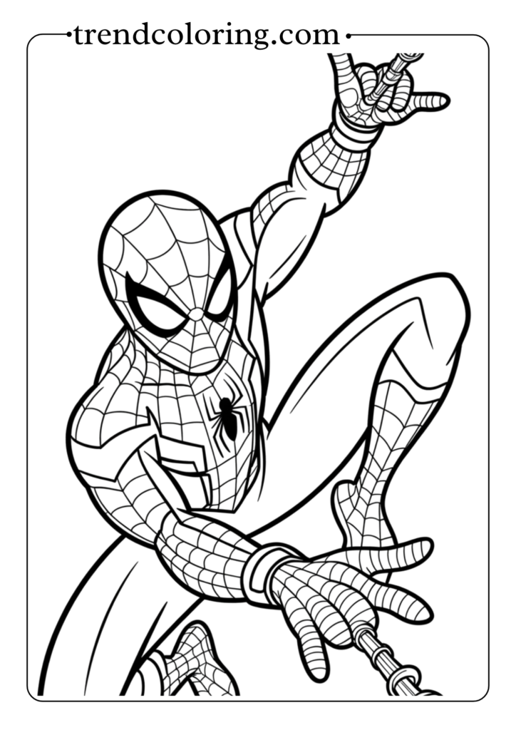 Spider-Man Shooting Web from Wrist
