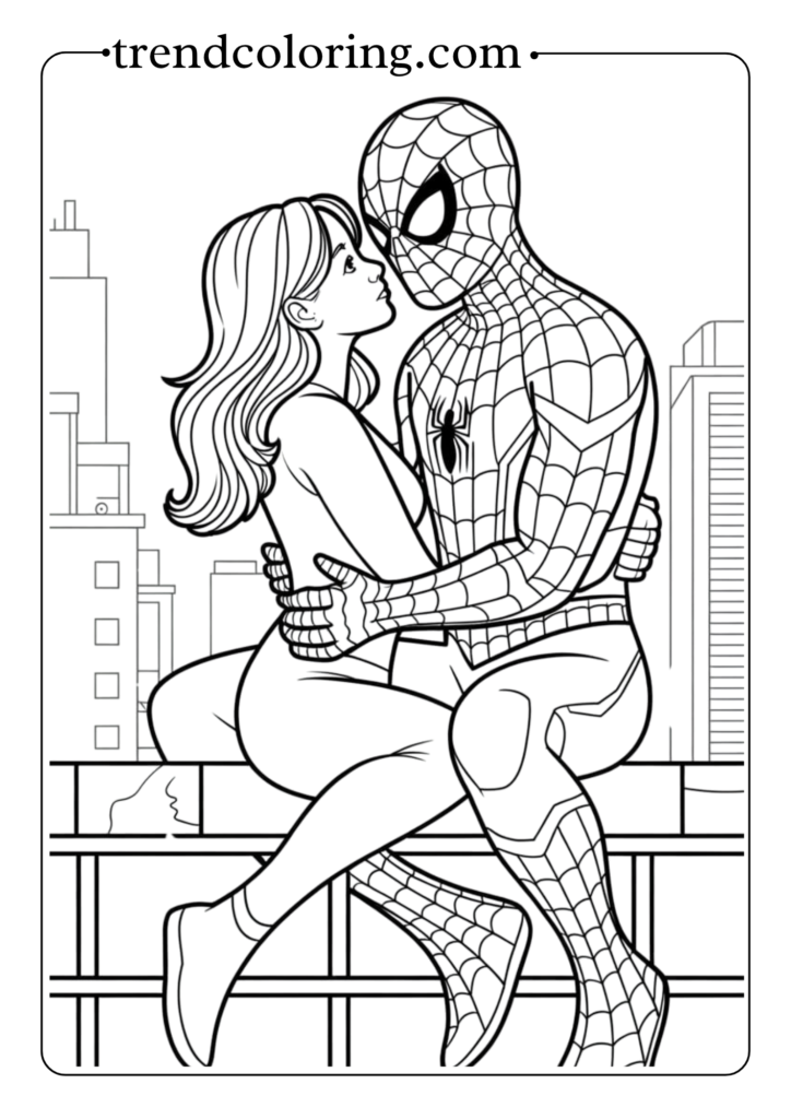 Spider-Man with Mary Jane Watson