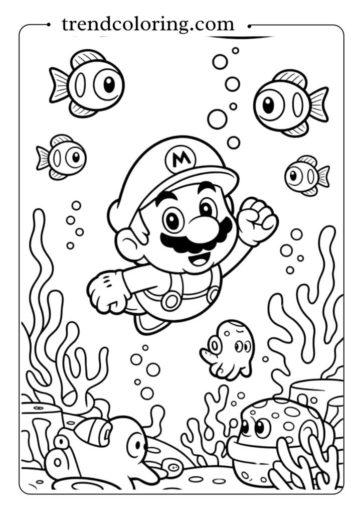 Underwater Mario Adventure