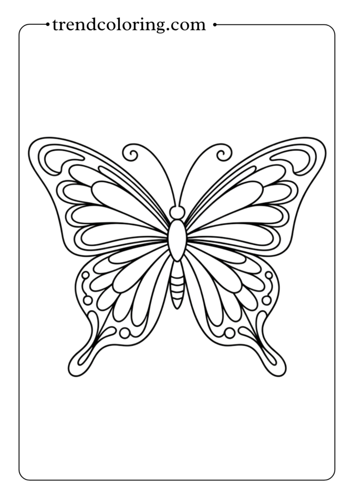 Art Nouveau Butterfly