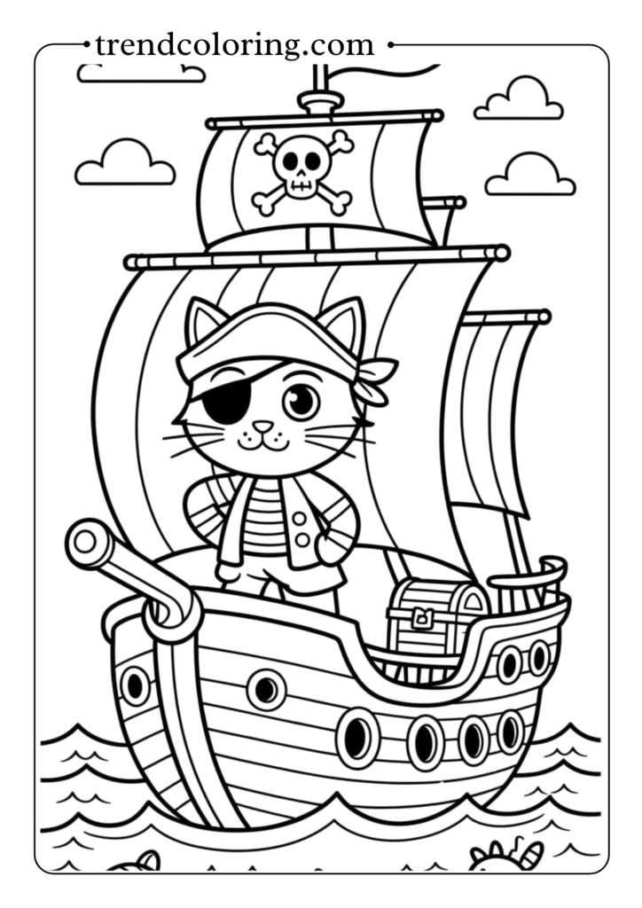 Cat Pirate Ship
