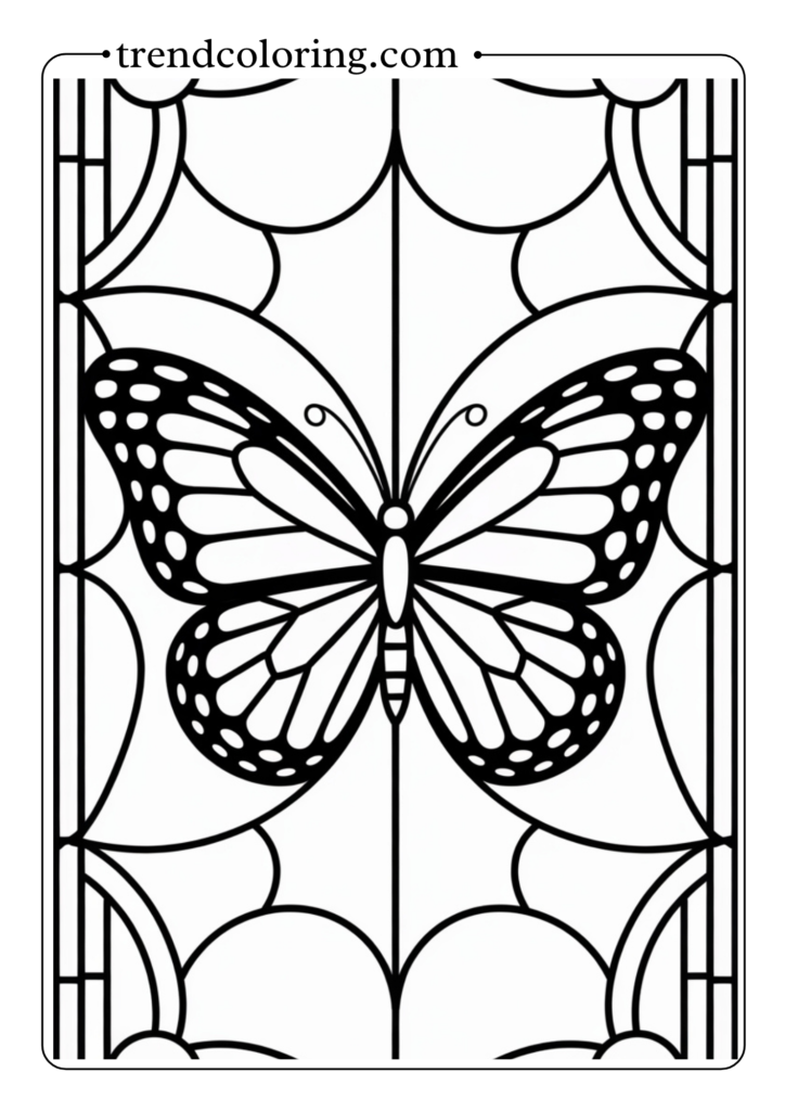 Stained Glass Butterfly