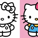 Hello Kitty Coloring Pages