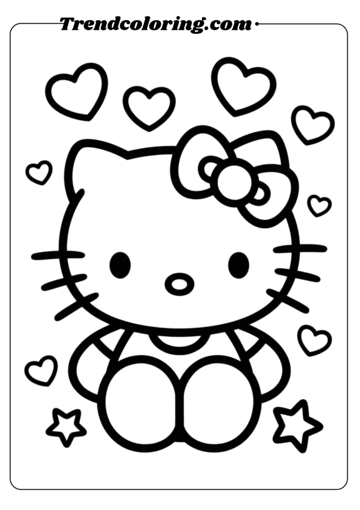 Classic Hello Kitty Portrait