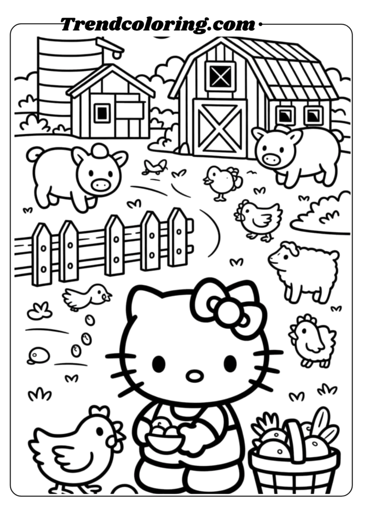Hello Kitty Farm Life