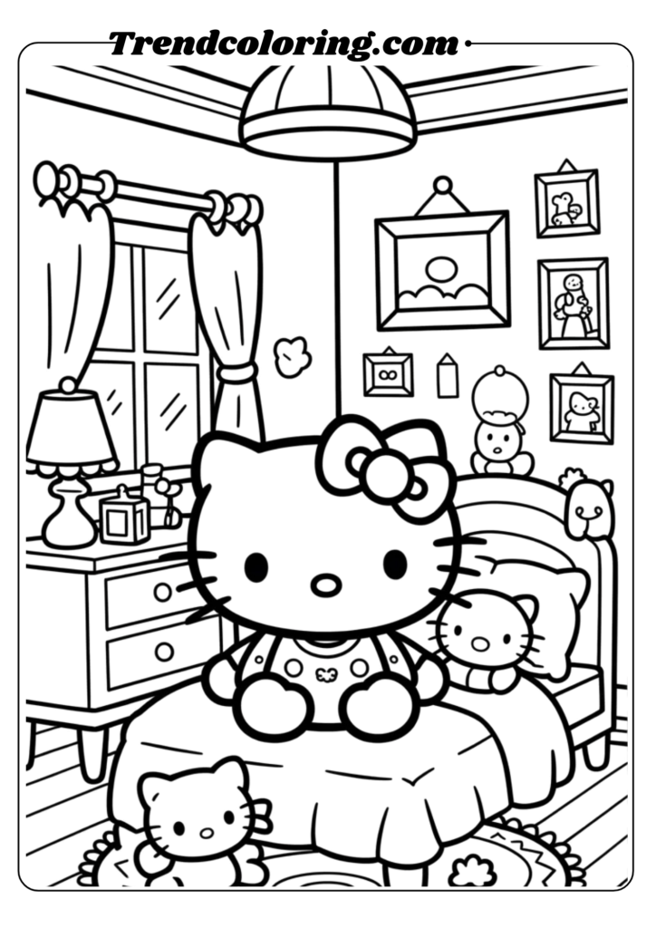 Hello Kitty's Bedroom